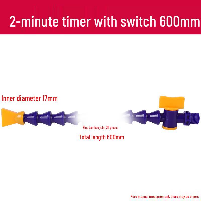 Elastyczny zestaw rurki i dyszy chłodzącej do obrabiarki CNC