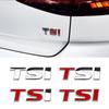 3D Metall TSI Buchstaben Heckkofferraum Emblem Abzeichen Aufkleber Auto Style Aufkleber für VW Polo Golf 5 6 7 CC Passat B5 B6 Bora Volkswagen