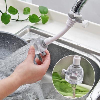 Splash-proof Headband Valve Pressure Reducing Water Spout Water Saver Kitchen Faucet Filter