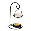 Home Decor Burner Ceramic Essential Oil Burner with Tea Light Candle Holder for Aromatherapy Diffuser Bedroom Office Home