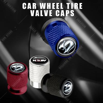Car CNC Aluminum Lion HSV Emblem For Holden Special Vehicle GTS Colorado VX 4pcs Tire Valve Air Port Stem Cover Caps