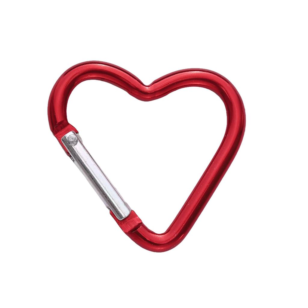 1pc Mountaineering Buckle Love Star Buckle D-Shaped Buckle Color Backpack Buckle Aluminum Keychain DIY Accessories