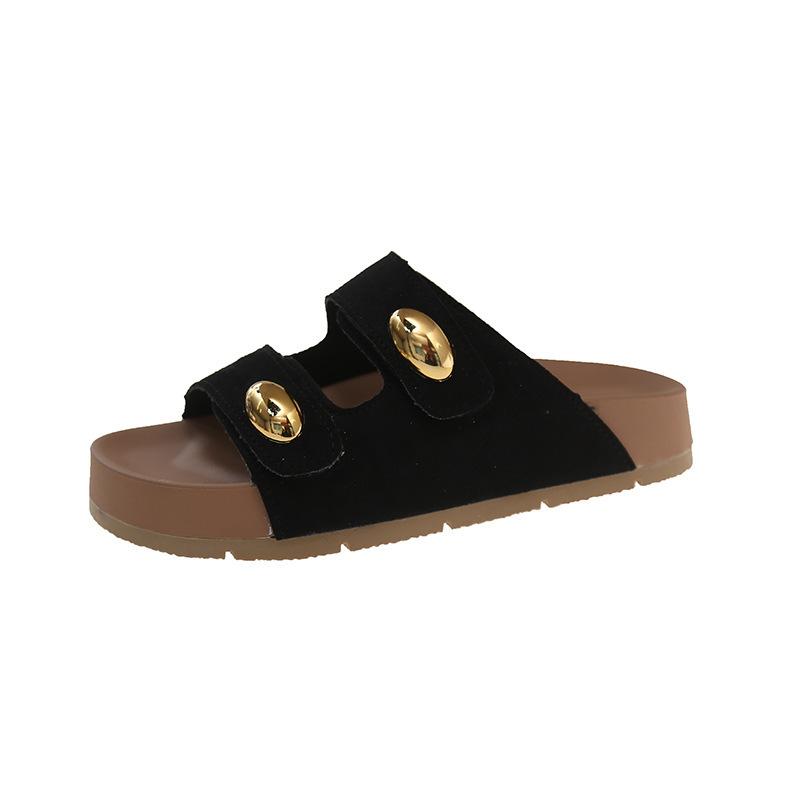 

Тапочки женские летние для улицы новые на толстой подошве с увеличением высоты юбка пляжные повседневные с мягкой подошвой тапочки на одной перемычке 40 чёрный