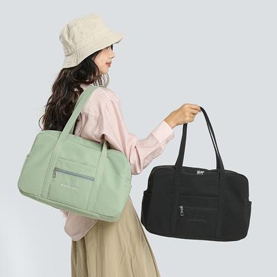 Sac de Gym Léger en Nylon Grande Capacité Sac de Voyage Sac à Bandoulière pour Femmes