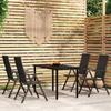 Vidaxl 5-Piece Garden Furniture Set, Black