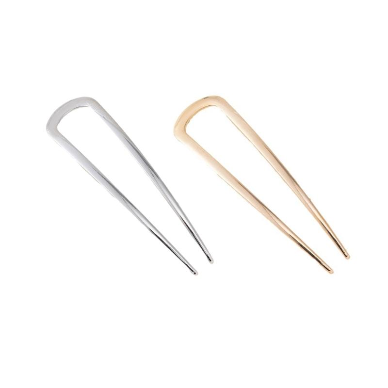 Fermacapelli Francesi a U per Chignon e Acconciature Accessori per Capelli in Metallo Fermacapelli Grandi Francesi per Donne Ragazze