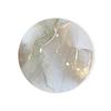 Round Absorbent Ceramic Stone Coasters Set with Cork Base Marble Coasters for Table Housewarming Gift for Home Decoration