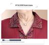 Elegant Spring & Autumn Shirt for Mother-in-law - Stylish Outfit for Middle-Aged & Elderly Women