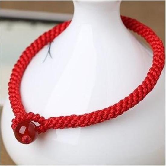 Agate Red Rope Hand-Woven Flower Blooming Rich Bracelet Ethnic Style Exquisite Couple Girlfriend Fashion Jewelry Handmade Auspicious Clouds