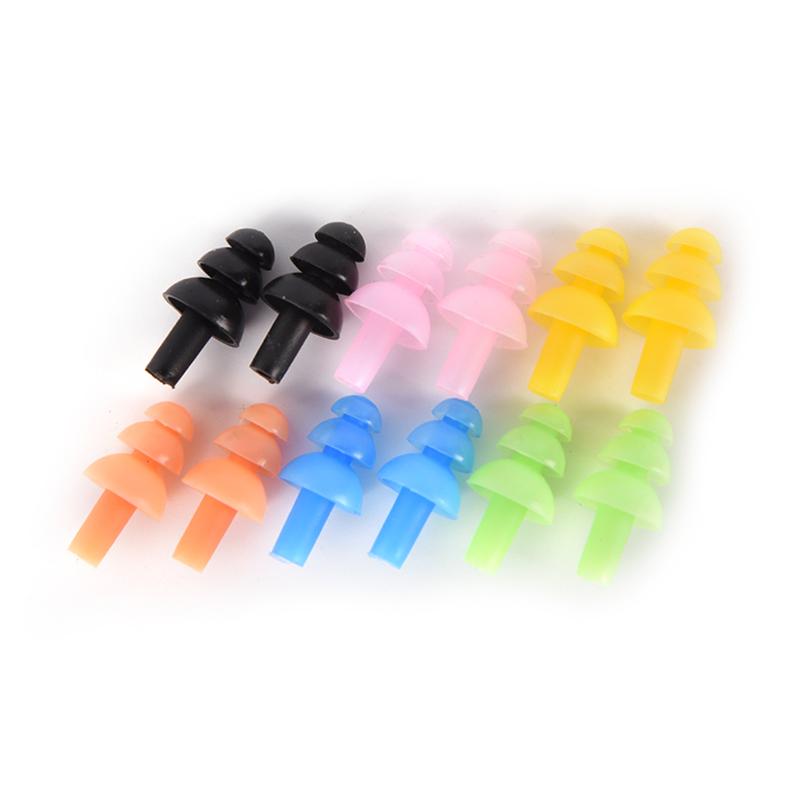 Soft Silicone Earplugs Reusable Ear Plugs Sleep Swimming Work Noise Reduction
