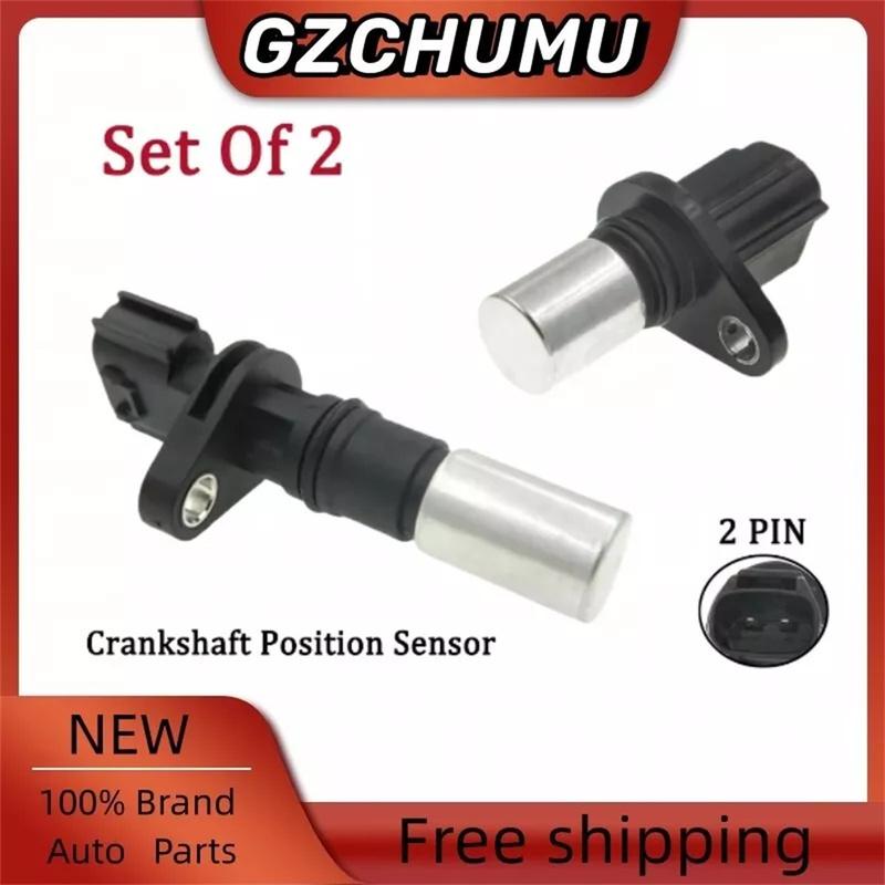 2 Pcs Camshaft & Crankshaft Position Sensor 90919-05045 90919-05024 Fits: xA xB Echo Prius Prius C Yaris