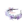 Women Mesh Ruffles Lace Headdress Lovely Ribbon Bowknot Headband Maid Anime Cosplay Gothic Novelty Hair Hoop Props