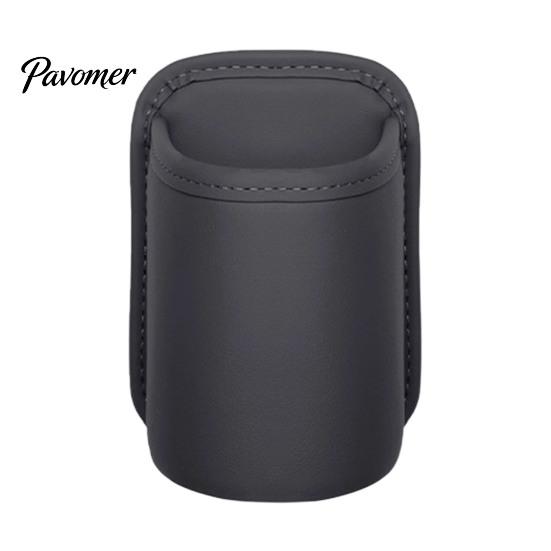 Multifunctional Car Door Container Universal Faux Leather Cup Holder, Wide-Mouth Clip Organizer for Drinks, Pocket Phones, Automotive Interior Storage