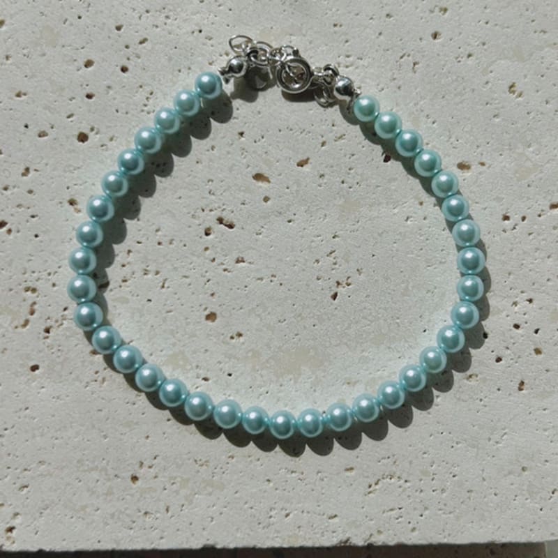 KIETIMOOR Blue Pearl Bracelet (Silver 925) Blue Pearl Silver Bracelet