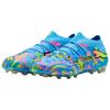 Men's Sneakers PUMA Future 9 Soccer Shoes Unisex Low-top Blue Pink Green