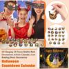 Halloween Countdown Calendar,Hanging 24 Pieces Bubble Bath Decorations Advent Calendar, Cute Reading Book Decorations For Party Holiday Decorations