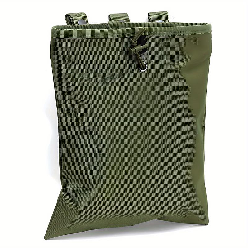 Tactical Molle Drawstring Magazine Dump Pouch Large Folding Recycling Bag Olster Bag Outdoor Ammo Storage Pack