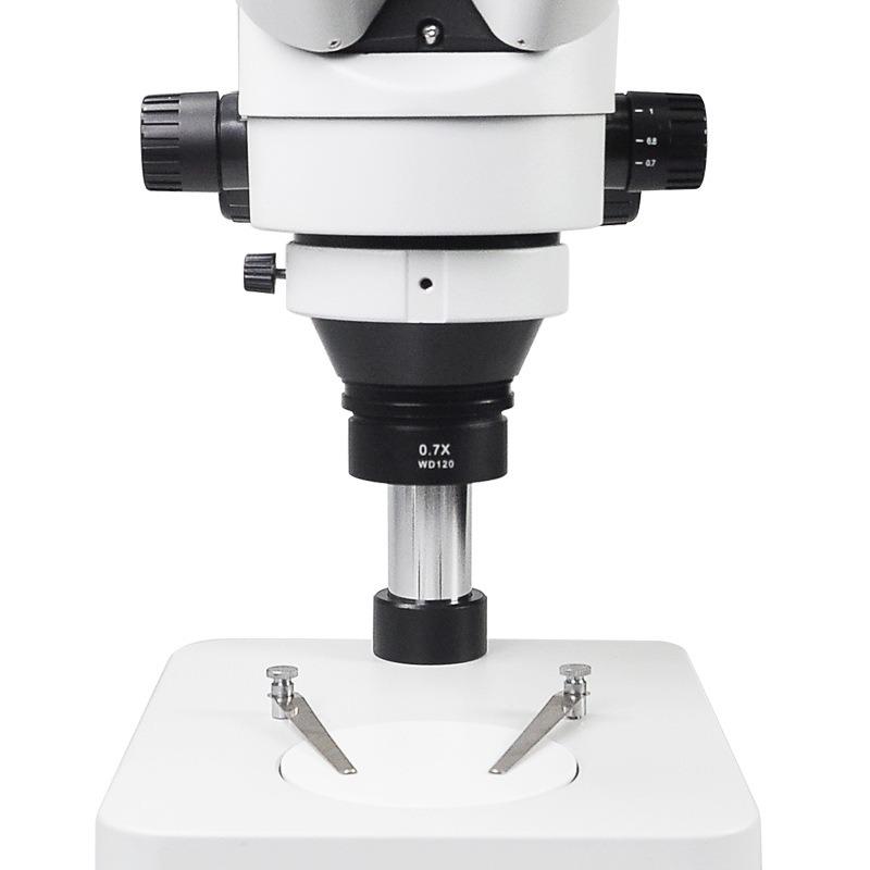 WD165 0.5X WD120 0.7X Trinokularmikroskop Barlow-Objektiv Zoom Stereomikroskop Kamera Hilfsobjektiv