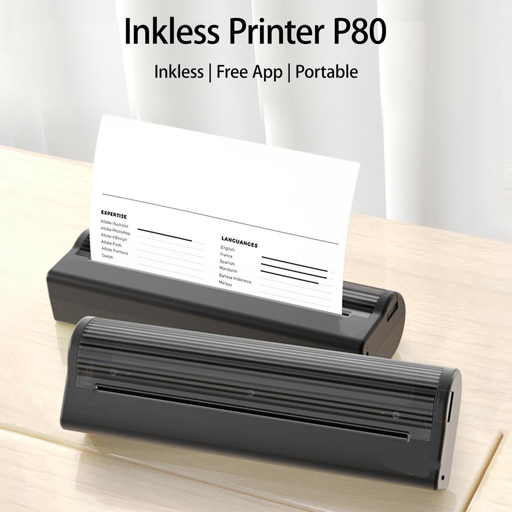 10 Rolls A4 Thermal Paper Quick drying Printing Paper Oil Proof Anti friction Support Flat Function 210x30mm 25 Sheets