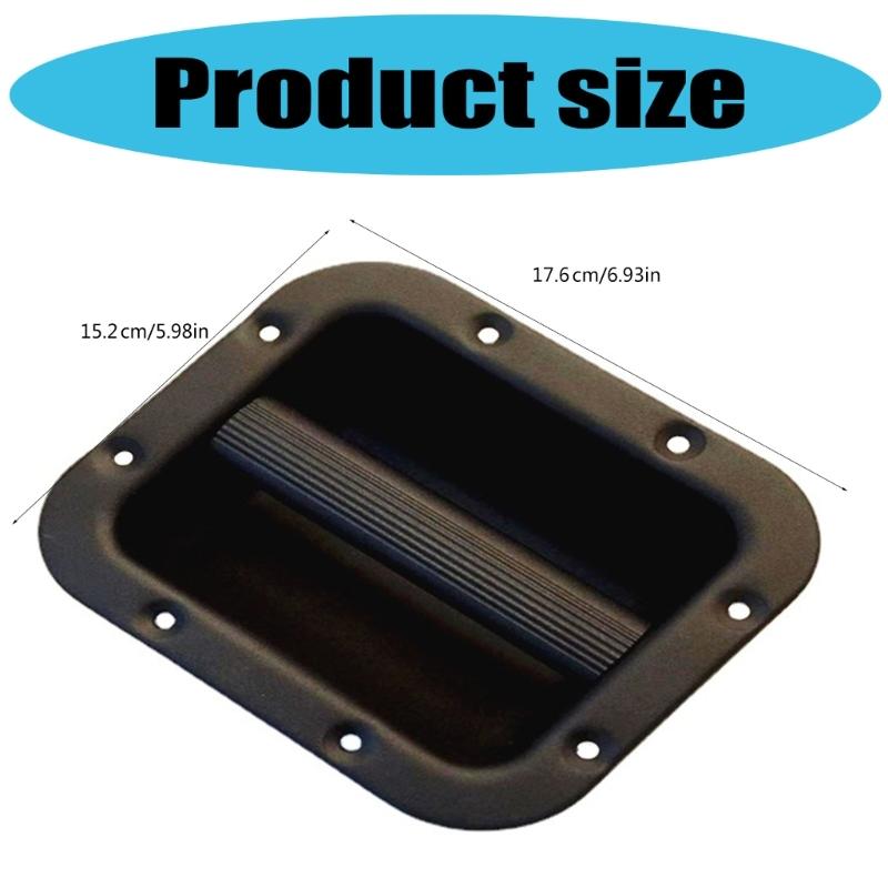 2Pcs Speaker Handle Subwoofer Amplifier Speaker Cabinet Handle Metal Handle Sound Accessory Recessed Speaker Handle