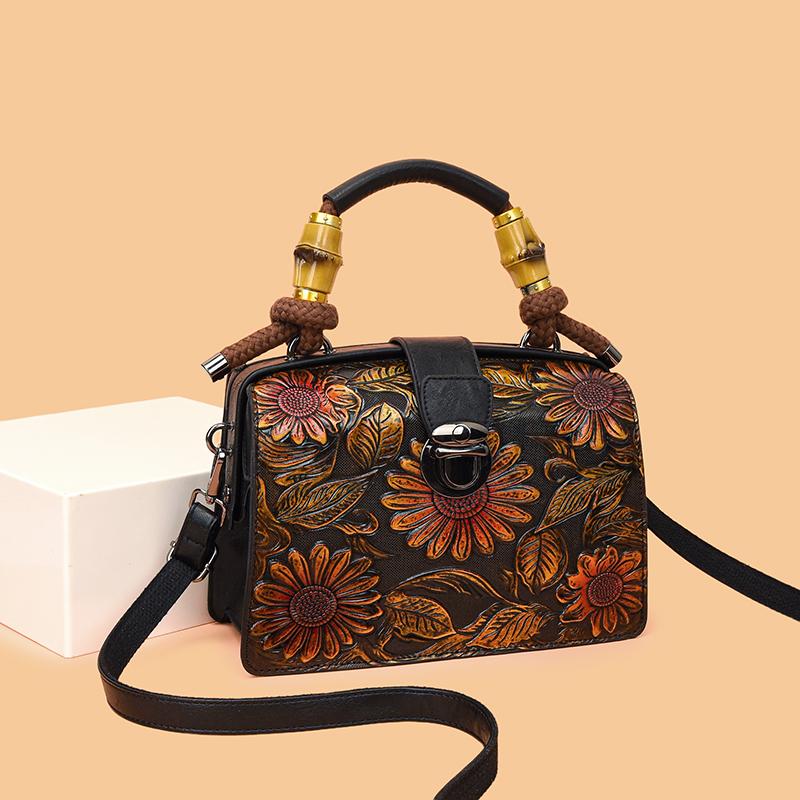 Borse a Mano Artigianali Vintage Goffrate per Donna Pelle PU di Alta Qualità Borse a Spalla Crossbody da Donna Borse Tote da Pendolarismo