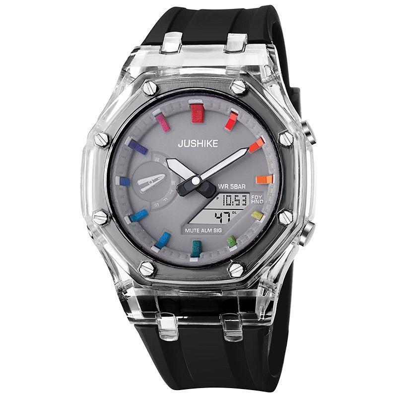 Men's Watch Student Electronic Watch Multi functional Sports Waterproof Night Glow Electronic Watch