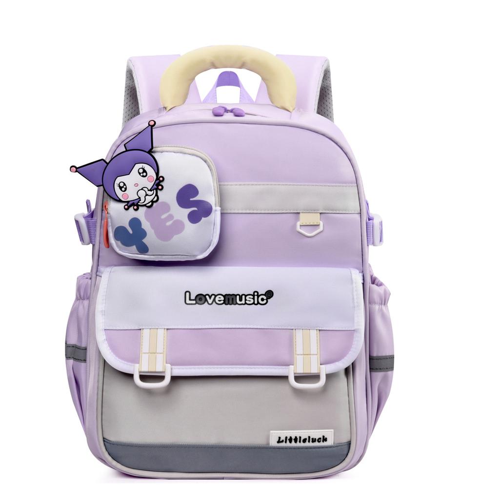 Schoolbag Elementary School Bag Student Large Capacity 1-1-9 Grade Lightweight Backpack Cartoon Cute Student Storage Backpack