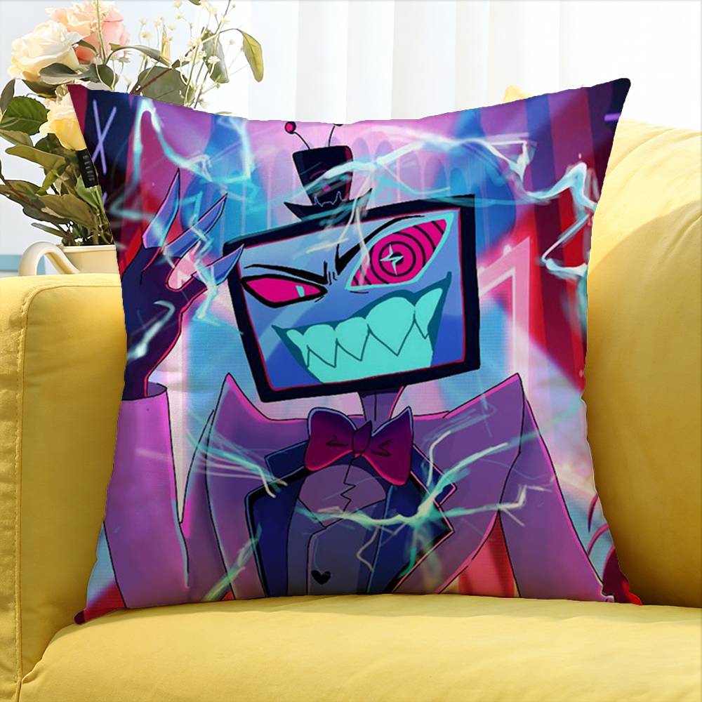 H-Hazbin Vox H-Hotel Trust Us Various Sizes Square Pillow Case For Car Home Bedchamber Decor