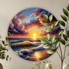 Durable Tin Sign Metal Wall Art Oil Painting Texture Vintage Home Decor