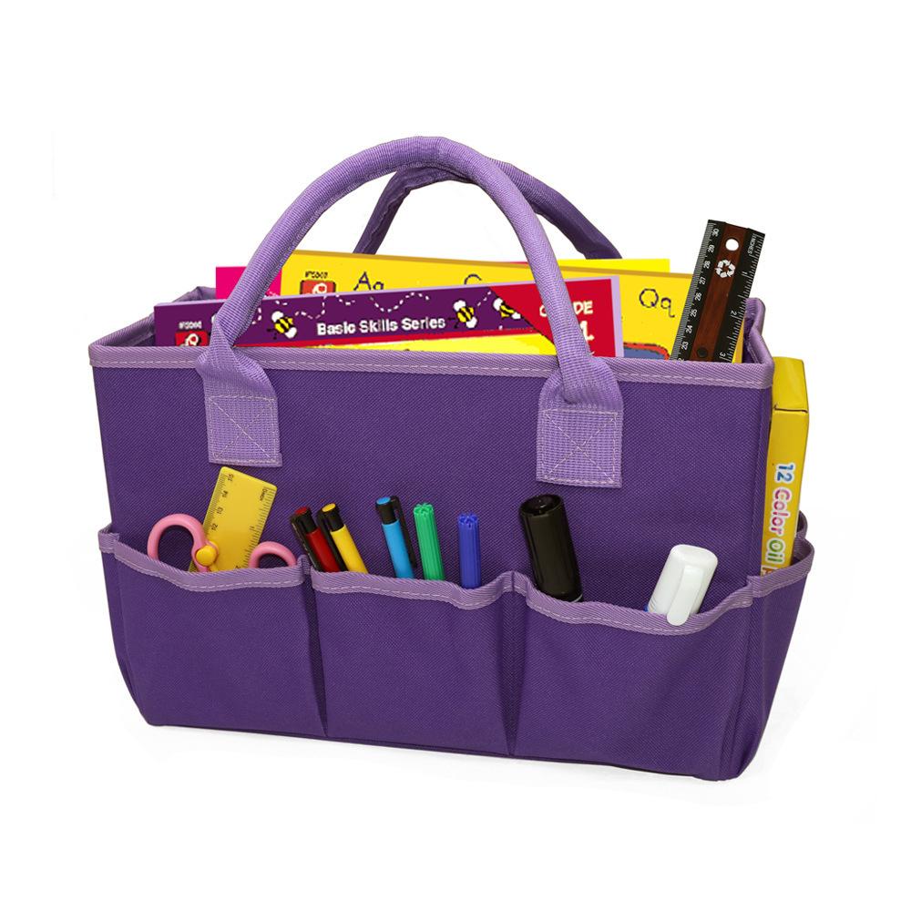 

Craft and Art Tote 600D Oxford Fabric Art Sewing Organizer Bag with Pockets for DIY Crafts Scrapbooking Office Supplies Storage