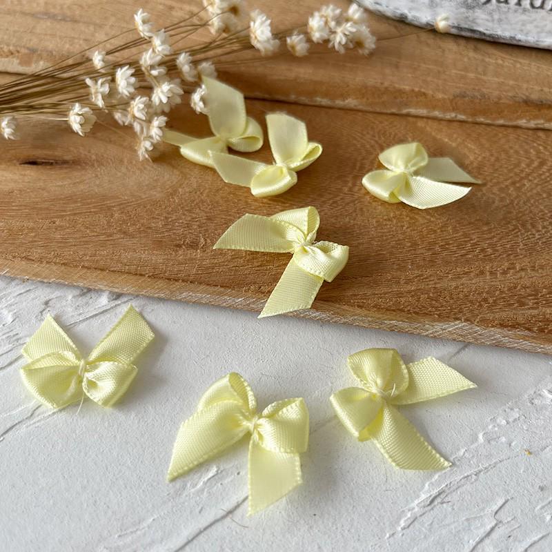 2.5cm Wide Handmade Ribbon Bow Knot for DIY Clothing & Hair Accessories, Card Holders, and Decorations