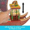 Mattel Disney Moana Toy: Moana's Adventure Canoe Playset with Floating Canoe, Moana Mini Doll, 1 Character Friend, 6 Play Areas, and 10 Accessories