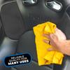 The Rag Company Edgeless 365 Towels, 40x40cm, Pack of 10, Car Wash, Detailing, Multi-Purpose, Gold