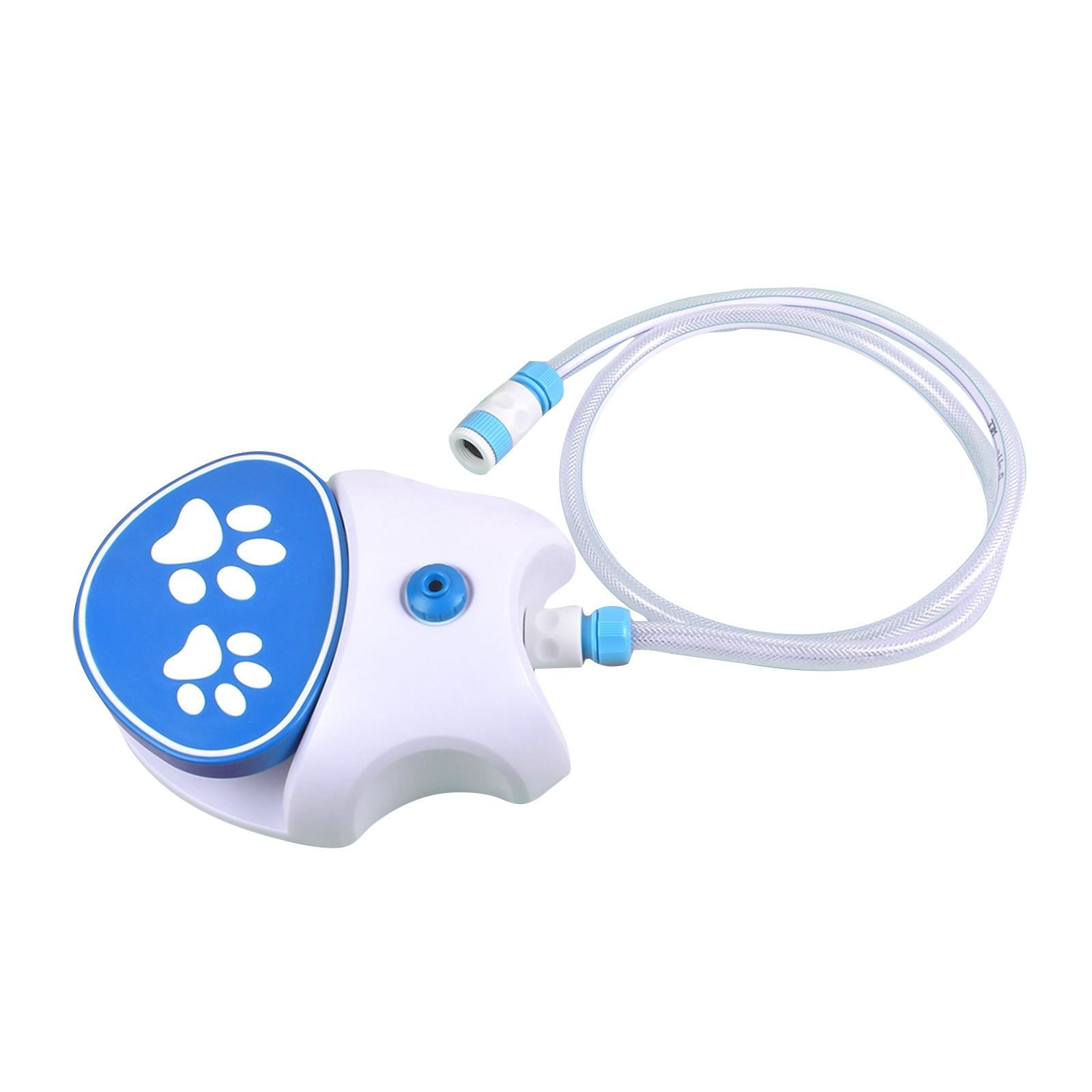 

Outdoor Dog Waterer, Foot Operated Dog Waterer, Dog Drinking Nozzle, Easy To Activate Drinking, Includes Connecting Hose For Dog Hydration One Size синий