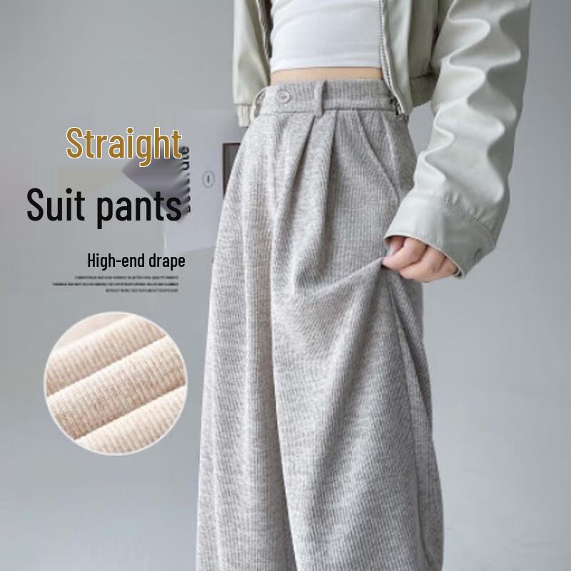 

Women s High-Waisted Slim-Fit Straight-Leg Trousers XL