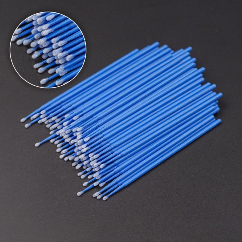 100 Stück Einweg Up Paint Mikro-Pinselspitzen Mini Auto-Kratzer-Ausbesserungsfarbe Mikro-Pinsel-Applikatorstifte Detailierwerkzeuge für Auto