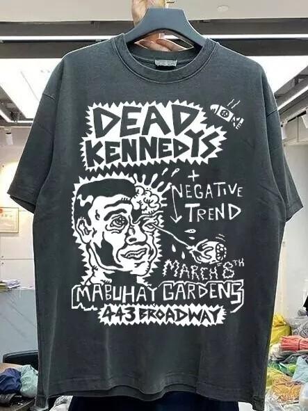 

Dead Kennedys Rock Band Short Sleeve Black Unisex Tshirt Reprint S5XL Unisex T-Shirt L