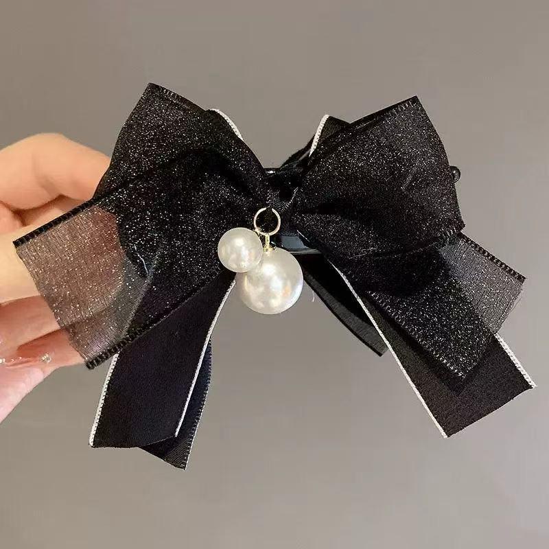 

Korean Style High-End Bow Claw Clip for Bun and Ponytail Hairstyles
