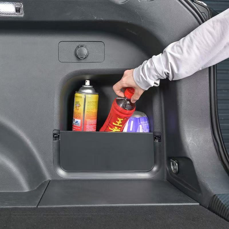 

Trunk Baffle & Transparent Storage Box for Toyota 2020-2025 Rongfang Willanda RV4 - Car Modification Interior Organizer чорний