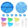 DIY Craft Diamond Painting Tray Kits Embroidery Multi-Color Large Diamond Painting Tray With Lid Rotating Stackable