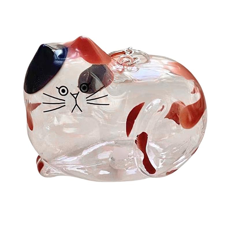Elegant Cats Furs Storage Box With Pendant Design Pet Hair Collection Display Case Memorial Keepsakes Charm Home Decors