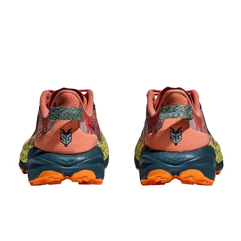 HOKA ONE ONE Speedgoat 6 Anti Slip Wear Resistant Low Top Running Shoes Women's Feldspar Orange Sneakers 1147811-FDS