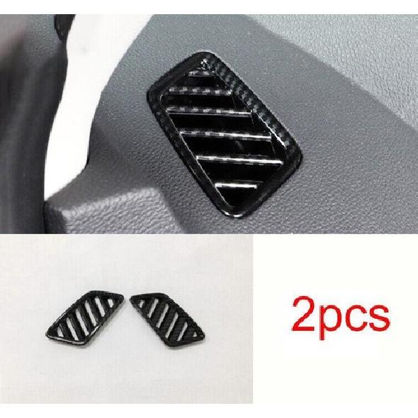 Carbon Fiber Dashboard L&R Air Outlet Vents For Mitsubishi Eclipse Cross 18-