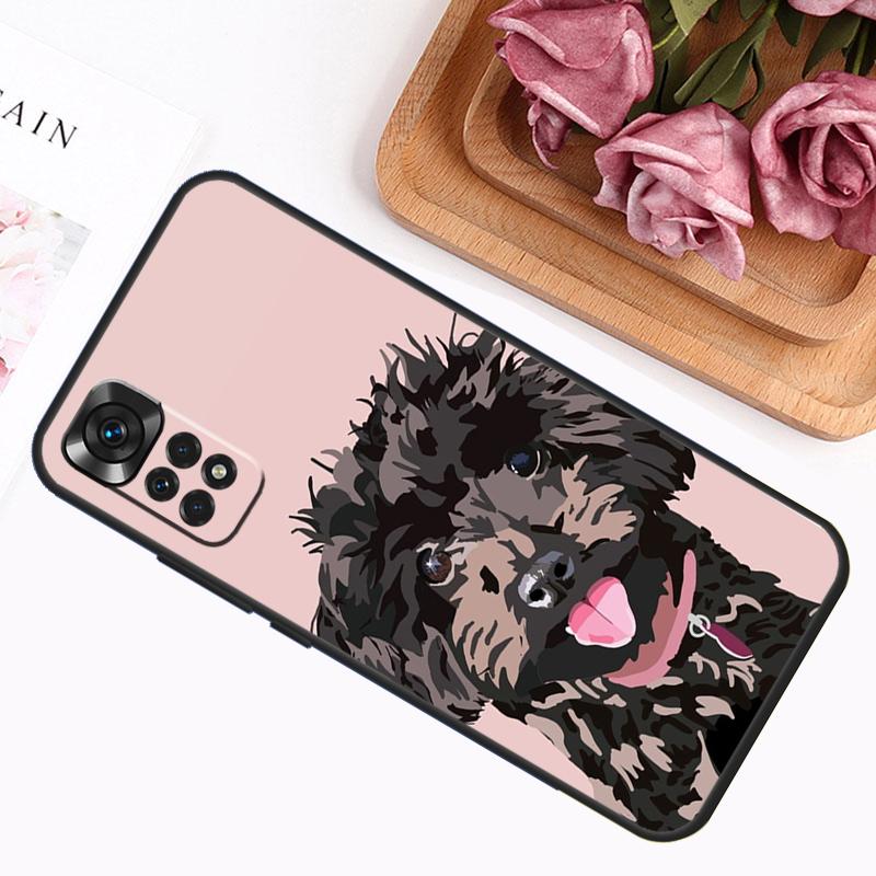 Poodle Dog Case For Xiaomi Redmi Note 14 13 12 11 9 10 Pro 9S 10S 11S 12S Redmi 14C 13C 12C 10C Cover