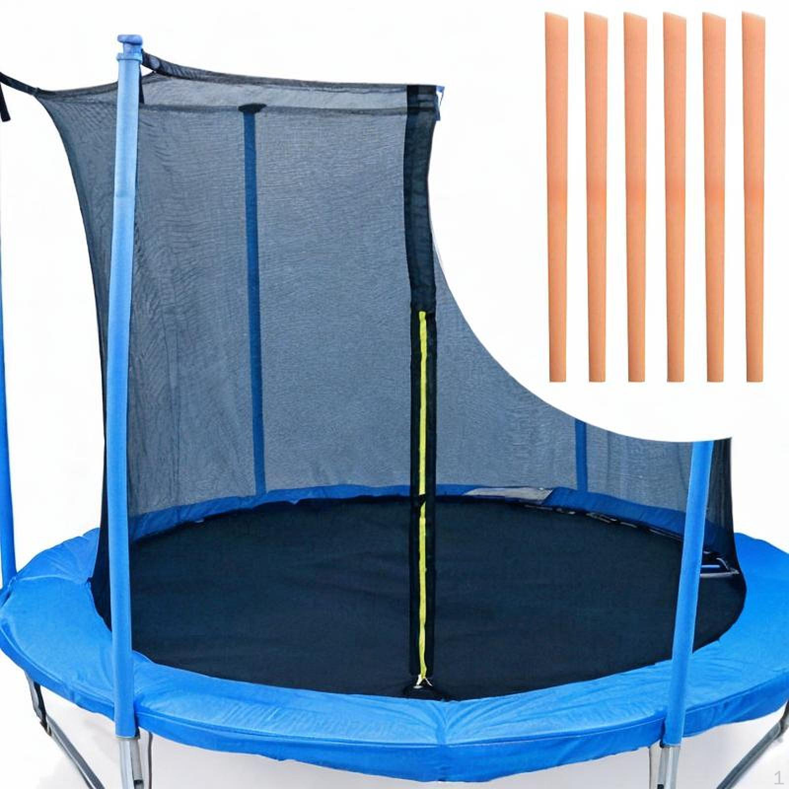 

6 Foam Tube Padding for Trampoline Pole Covers 15.75inch Accessories помаранчевий
