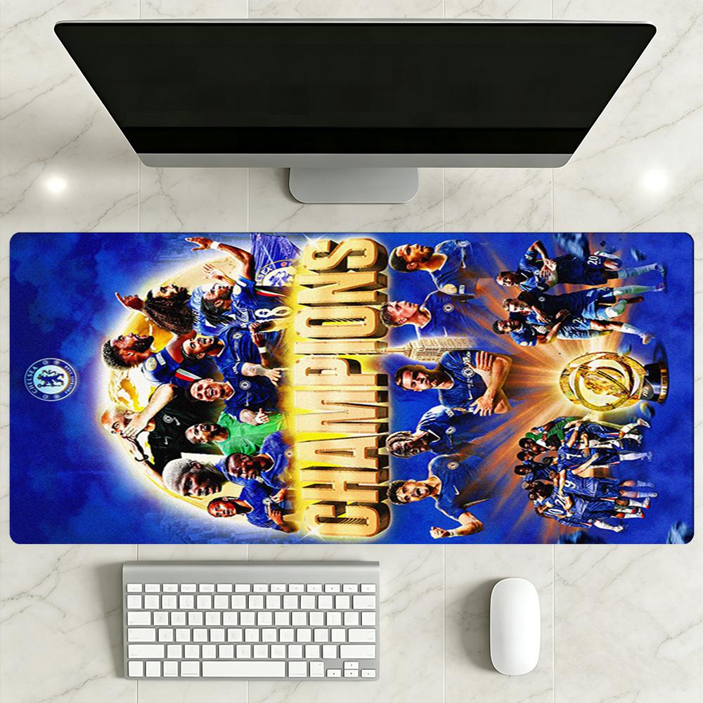 Chelsea Fc Football Player Gaming Mouse Pad Desk Mat HD Print Desk Pad Non-Slip Rubber Bottom Office Desk Accessory