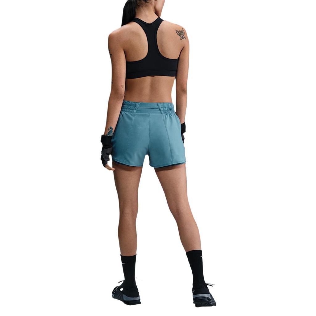 Nike Dri-Fit Stylish Comfortable Soft Casual Shorts Women Shorts Smoke-Blue DX6013006