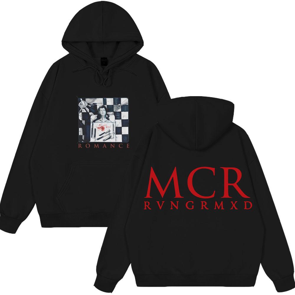 

My Chemical Romance MCR Band Hoodies Women Couple Winter Hoodie Hip-hop Tracksuit Classic Hoody Spring Fashion Winter Loose Wear 3XL