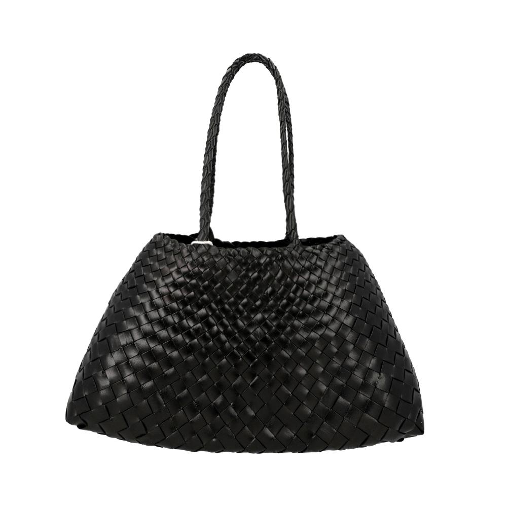 

Dragon Diffusion Black Santa Croce Big Shoulder Bag 8892 8892 BLACK