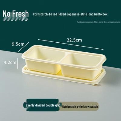 Eco-Friendly Corn Starch Disposable Lunch Boxes with Lids